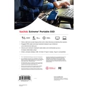 SanDisk Extreme Portable Solid State Drive USB3.2 1TB Blue - SDSSDE53-1T00-ASRB