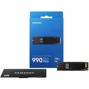 Samsung 990 Evo Plus Internal Solid State Drive PCIe Gen 4x4 1TB Black - MZ-V9S1T0B/AM