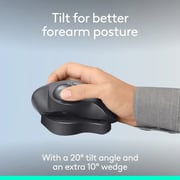 Logitech MX Ergo S Plus Bluetooth Wireless Trackball Mouse Graphite - 910-007247