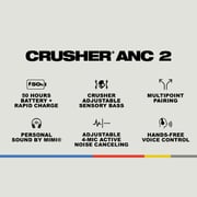 Skullcandy CRUSHER ANC 2 Wireless Over Ear Headphone Bone Orange Glow - S6CAW-S951
