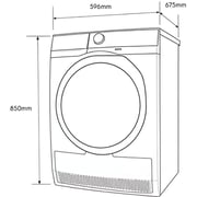 Electrolux UltimateCare 700 Front Load Heat Pump Dryer 9 kg - EDH903R7SC