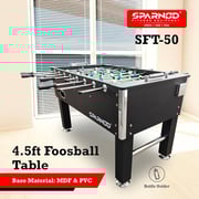Sparnod Fitness Foosball Table - 138x90cm, MDF Wood, Foldable Design