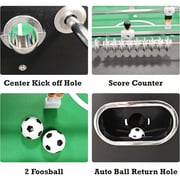 Sparnod Fitness Foosball Table - 138x90cm, MDF Wood, Foldable Design
