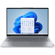 Lenovo ThinkBook 16 Gen 8 (2025) AI PC - 2nd Series / Intel Core Ultra 7-255H / 16inch WUXGA / 1TB SSD / 16GB RAM / Shared Intel Arc 140T Graphics / Windows 11 Pro / English & Arabic Keyboard / Arctic Grey / Middle East Version - [21SK001GGR]