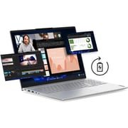 Lenovo ThinkBook 16 Gen 8 (2025) AI PC - 2nd Series / Intel Core Ultra 7-255H / 16inch WUXGA / 1TB SSD / 16GB RAM / Shared Intel Arc 140T Graphics / Windows 11 Pro / English & Arabic Keyboard / Arctic Grey / Middle East Version - [21SK001GGR]