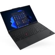 Lenovo ThinkPad E16 Gen 3 (2025) AI PC - 2nd Series / Intel Core Ultra 7-255H / 16inch WUXGA / 512GB SSD / 16GB RAM / Shared Intel Arc 140T Graphics / Windows 11 Pro / English & Arabic Keyboard / Black / Middle East Version - [21SR001EGR]