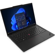 Lenovo ThinkPad T14 Gen 6 (2025) AI PC - 2nd Series / Intel Core Ultra 7-255U / 14inch WUXGA / 512GB SSD / 16GB RAM / Shared Intel Graphics / Windows 11 Pro / English & Arabic Keyboard / Black / Middle East Version - [21QC001CGR] + ANC Headphone