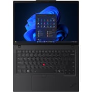 Lenovo ThinkPad T14 Gen 6 (2025) AI PC - 2nd Series / Intel Core Ultra 7-255U / 14inch WUXGA / 512GB SSD / 16GB RAM / Shared Intel Graphics / Windows 11 Pro / English & Arabic Keyboard / Black / Middle East Version - [21QC001CGR] + ANC Headphone