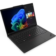 Lenovo ThinkPad T14 Gen 6 (2025) AI PC - 2nd Series / Intel Core Ultra 7-255U / 14inch WUXGA / 512GB SSD / 16GB RAM / Shared Intel Graphics / Windows 11 Pro / English & Arabic Keyboard / Black / Middle East Version - [21QC001CGR] + ANC Headphone