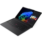 Lenovo ThinkPad T14 Gen 6 (2025) AI PC - 2nd Series / Intel Core Ultra 7-255U / 14inch WUXGA / 512GB SSD / 16GB RAM / Shared Intel Graphics / Windows 11 Pro / English & Arabic Keyboard / Black / Middle East Version - [21QC001CGR] + ANC Headphone