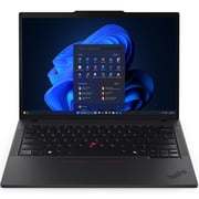 Lenovo ThinkPad T14 Gen 6 (2025) AI PC - 2nd Series / Intel Core Ultra 7-255U / 14inch WUXGA / 512GB SSD / 16GB RAM / Shared Intel Graphics / Windows 11 Pro / English & Arabic Keyboard / Black / Middle East Version - [21QC001CGR] + ANC Headphone
