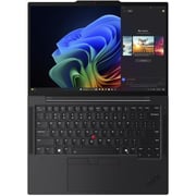 Lenovo ThinkPad T14s Gen 6 (2025) AI PC - 2nd Series / Intel Core Ultra 7-255U / 14inch WUXGA / 1TB SSD / 16GB RAM / Shared Intel Graphics / Windows 11 Pro / English & Arabic Keyboard / Black / Middle East Version - [21R1001BGR] + ANC Headphone