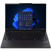 Lenovo ThinkPad T14s Gen 6 (2025) AI PC - 2nd Series / Intel Core Ultra 7-255U / 14inch WUXGA / 1TB SSD / 16GB RAM / Shared Intel Graphics / Windows 11 Pro / English & Arabic Keyboard / Black / Middle East Version - [21R1001BGR] + ANC Headphone