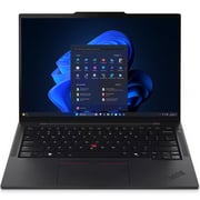 Lenovo ThinkPad T14s Gen 6 (2025) AI PC - 2nd Series / Intel Core Ultra 7-255U / 14inch WUXGA / 1TB SSD / 32GB RAM / Shared Intel Graphics / Windows 11 Pro / English & Arabic Keyboard / Black / Middle East Version - [21R1001KGR] + ANC Headphone