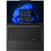Lenovo ThinkPad X1 (2025) Copilot+ PC - 2nd Series / Intel Core Ultra 7-258V / 14inch WUXGA / 1TB SSD / 32GB RAM / Shared Intel Arc 140V Graphics / Windows 11 Pro / English & Arabic Keyboard / Black / Middle East Version - [21NS002VGR] + ANC Headphone