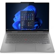Lenovo ThinkPad X1 2-in-1 Convertible (2025) AI PC - 2nd Series / Intel Core Ultra 7-255U / 14inch WUXGA / 1TB SSD / 32GB RAM / Shared Intel Graphics / Windows 11 Pro / English & Arabic Keyboard / Grey / Middle East Version - [21Q00008GR] + ANC Headphone