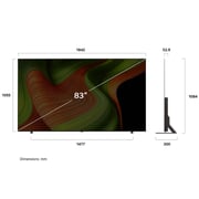 LG 83inch AI B5 4K OLED Smart Television (2025 Model) - OLED83B56LA-AMAG