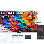LG 75inch QNED9M evo AI 4K QNED Smart webOS Television (2025 Model) - 75QNED9MA6A-AMAG
