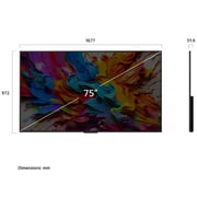 LG 75inch QNED9M evo AI 4K QNED Smart webOS Television (2025 Model) - 75QNED9MA6A-AMAG
