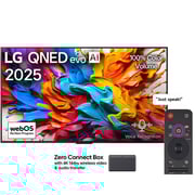LG 65inch QNED9M evo AI 4K QNED Smart webOS Television (2025 Model) - 65QNED9MA6A-AMAG