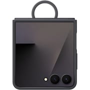 Samsung Galaxy Z Flip7 Ring Case (Silicone) Black - EF-PF766TBEGWW