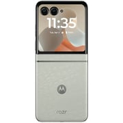 Motorola Razr 60 5G - pOLED Display + 256GB + 8GB RAM + Pantone Lightest Sky + Dual SIM Smartphone + Moto Buds + Screen Damage Protection