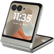 Motorola Razr 60 5G - pOLED Display + 256GB + 8GB RAM + Pantone Lightest Sky + Dual SIM Smartphone + Moto Buds + Screen Damage Protection