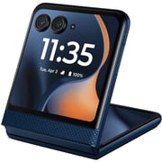 Motorola Razr 60 5G - pOLED Display + 256GB + 8GB RAM + Pantone Gibraltar Sea + Dual SIM Smartphone + Moto Buds + Screen Damage Protection