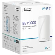 TPLink Tri-Band WiFi 7 BE19000 Whole Home Mesh System 3 Pack - Deco BE85