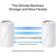 TPLink Tri-Band WiFi 7 BE19000 Whole Home Mesh System 3 Pack - Deco BE85