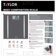 Taylor Digital Body Composition Scale - ELYSM-5721IWE-02D