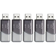 PNY Turbo Attaché 3 5pc Flash Drive USB3.0 128GB Grey - P-FD128X5TBOP-MP