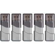 PNY Turbo Attaché 3 5pc Flash Drive USB3.0 128GB Grey - P-FD128X5TBOP-MP