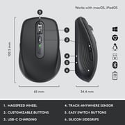 Logitech MX Keys Wireless Mouse and Keyboard Graphite - 920-011048