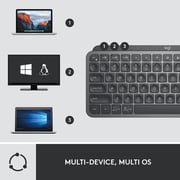 Logitech MX Keys Wireless Mouse and Keyboard Graphite - 920-011048
