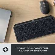 Logitech MX Keys Wireless Mouse and Keyboard Graphite - 920-011048