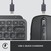 Logitech MX Keys Wireless Mouse and Keyboard Graphite - 920-011048
