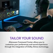 Alienware Pro Wireless Over Ear Gaming Headset Dark Side Of The Moon - BBY-AWProH-D