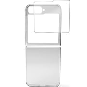 Max&Max Clear Case With Screen Protector Transparent Samsung Galaxy Z Flip7 - MXZ7CTG