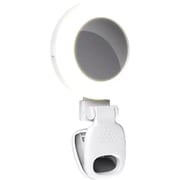 Porodo Mini Mirror Ring Light Clip White - PD-LFST153-WH