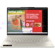Lenovo Yoga 7 14AKP10 2-in-1 Convertible (2025) Copilot+ PC - AMD Ryzen AI 7 / 14inch 2.8K / 1TB SSD / 32GB RAM / Shared AMD Radeon 860M Graphics / Windows 11 Home / English & Arabic Keyboard / Seashell / Middle East Version - [83JR0018AX] 