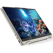 Lenovo Yoga 7 14AKP10 2-in-1 Convertible (2025) Copilot+ PC - AMD Ryzen AI 7 / 14inch 2.8K / 1TB SSD / 32GB RAM / Shared AMD Radeon 860M Graphics / Windows 11 Home / English & Arabic Keyboard / Seashell / Middle East Version - [83JR0018AX] 