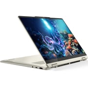 Lenovo Yoga 7 14AKP10 2-in-1 Convertible (2025) Copilot+ PC - AMD Ryzen AI 7 / 14inch 2.8K / 1TB SSD / 32GB RAM / Shared AMD Radeon 860M Graphics / Windows 11 Home / English & Arabic Keyboard / Seashell / Middle East Version - [83JR0018AX] 