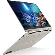 Lenovo Yoga 7 14AKP10 2-in-1 Convertible (2025) Copilot+ PC - AMD Ryzen AI 7 / 14inch 2.8K / 1TB SSD / 32GB RAM / Shared AMD Radeon 860M Graphics / Windows 11 Home / English & Arabic Keyboard / Seashell / Middle East Version - [83JR0018AX] 