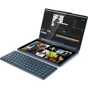 Lenovo Yoga Book 9 14IAH10 (2024) AI PC - 2nd Series / Intel Core Ultra 7-255H / 14inch 2.8K / 1TB SSD / 32GB RAM / Shared Intel Arc 140T GPU Graphics / Windows 11 Home / English & Arabic Keyboard / Tidal Teal / Middle East Version - [83KJ000MAX]