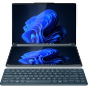 Lenovo Yoga Book 9 14IAH10 (2024) AI PC - 2nd Series / Intel Core Ultra 7-255H / 14inch 2.8K / 1TB SSD / 32GB RAM / Shared Intel Arc 140T GPU Graphics / Windows 11 Home / English & Arabic Keyboard / Tidal Teal / Middle East Version - [83KJ000MAX]