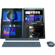 Lenovo Yoga Book 9 14IAH10 (2024) AI PC - 2nd Series / Intel Core Ultra 7-255H / 14inch 2.8K / 1TB SSD / 32GB RAM / Shared Intel Arc 140T GPU Graphics / Windows 11 Home / English & Arabic Keyboard / Tidal Teal / Middle East Version - [83KJ000MAX]