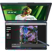 Lenovo Yoga Book 9 14IAH10 (2024) AI PC - 2nd Series / Intel Core Ultra 7-255H / 14inch 2.8K / 1TB SSD / 32GB RAM / Shared Intel Arc 140T GPU Graphics / Windows 11 Home / English & Arabic Keyboard / Tidal Teal / Middle East Version - [83KJ000MAX]