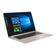 Asus VivoBook S15 S510UR-BQ062T Laptop - Core i5 2.5GHz 8GB 1TB 2GB Win10 15.6inch FHD Gold English/Arabic Keyboard