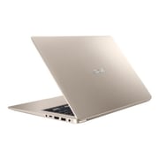Asus VivoBook S15 S510UR-BQ062T Laptop - Core i5 2.5GHz 8GB 1TB 2GB Win10 15.6inch FHD Gold English/Arabic Keyboard